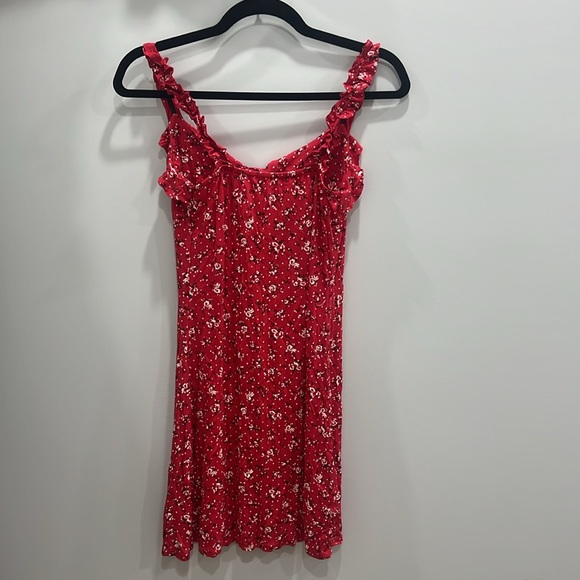 Women’s red PLT spaghetti strap summer dress - new, never worn size 8 - Picture 6 of 7